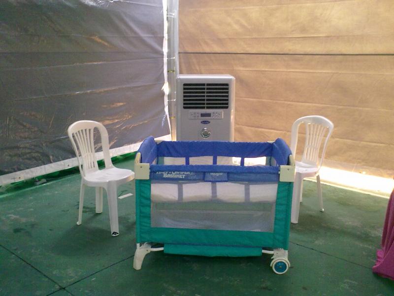 Climatizador evaporativo industrial portátil
